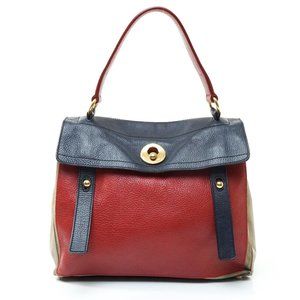 Auth Yves Saint Lauren Hand Bag Leather #8322Y25